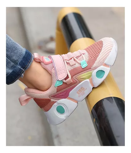 Zapatos Casuales Para Niños Y Niñas, De Punto, Transpirables