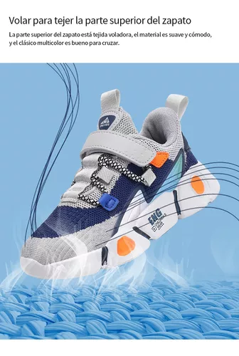 Zapatos Casuales Para Niños Y Niñas, De Punto, Transpirables