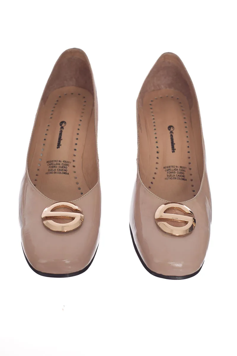 ZAPATOS COLOR BEIGE  GEMINIS
