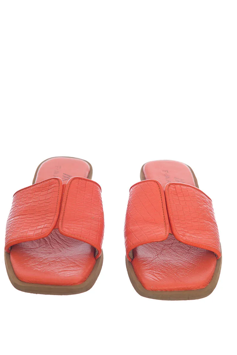 ZAPATOS COLOR NARANJA  F.MANIA