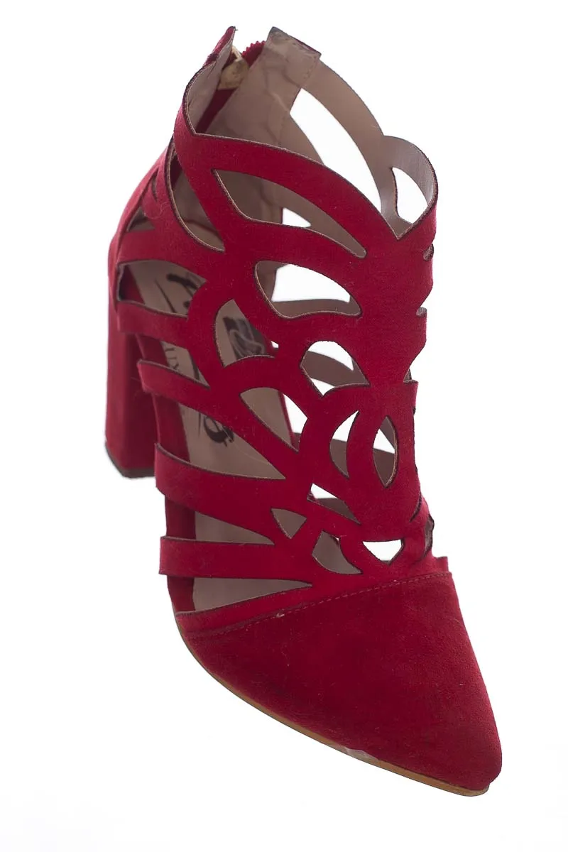 ZAPATOS COLOR ROJO  PAPATOS