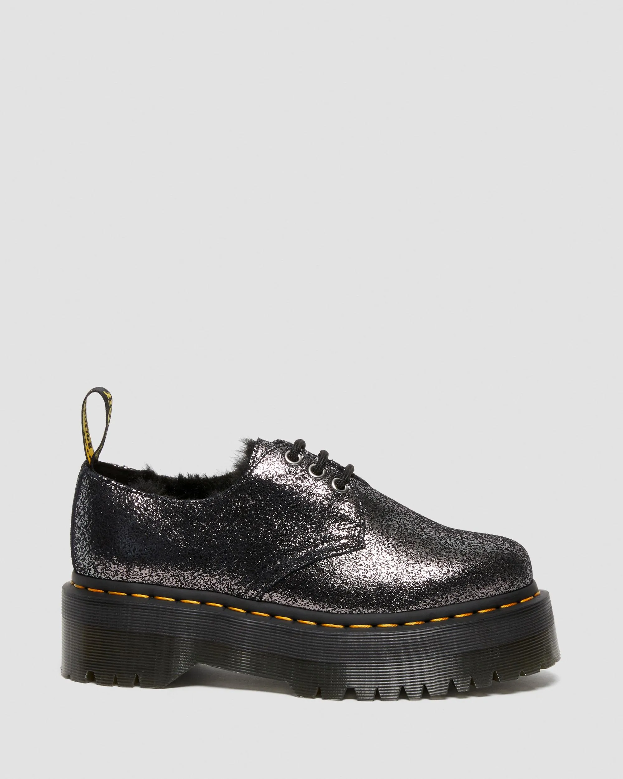 Zapatos Con Plataforma 1461 Metalizados Con Forro Sintético