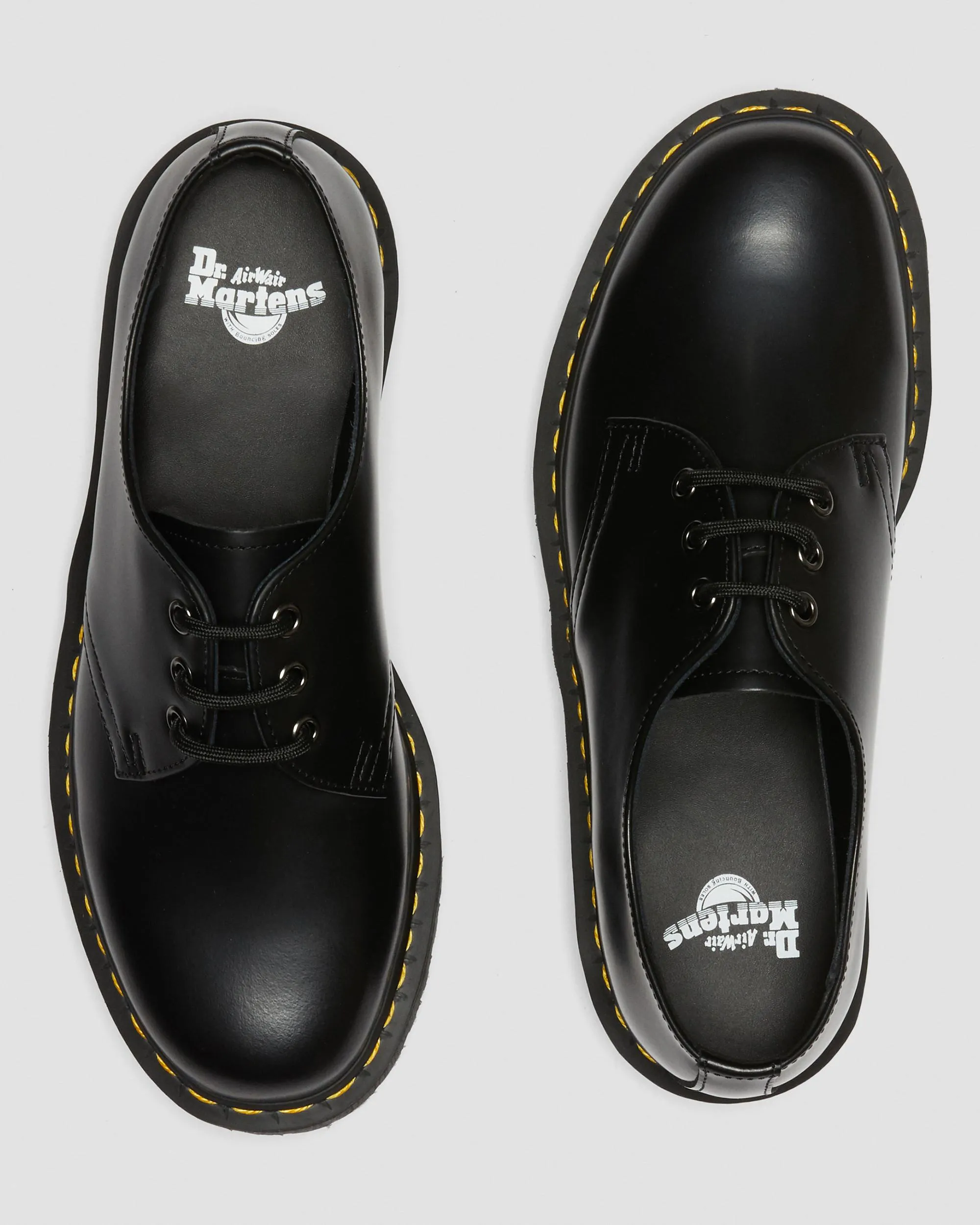 Zapatos con plataforma 1461 Quad de piel Smooth