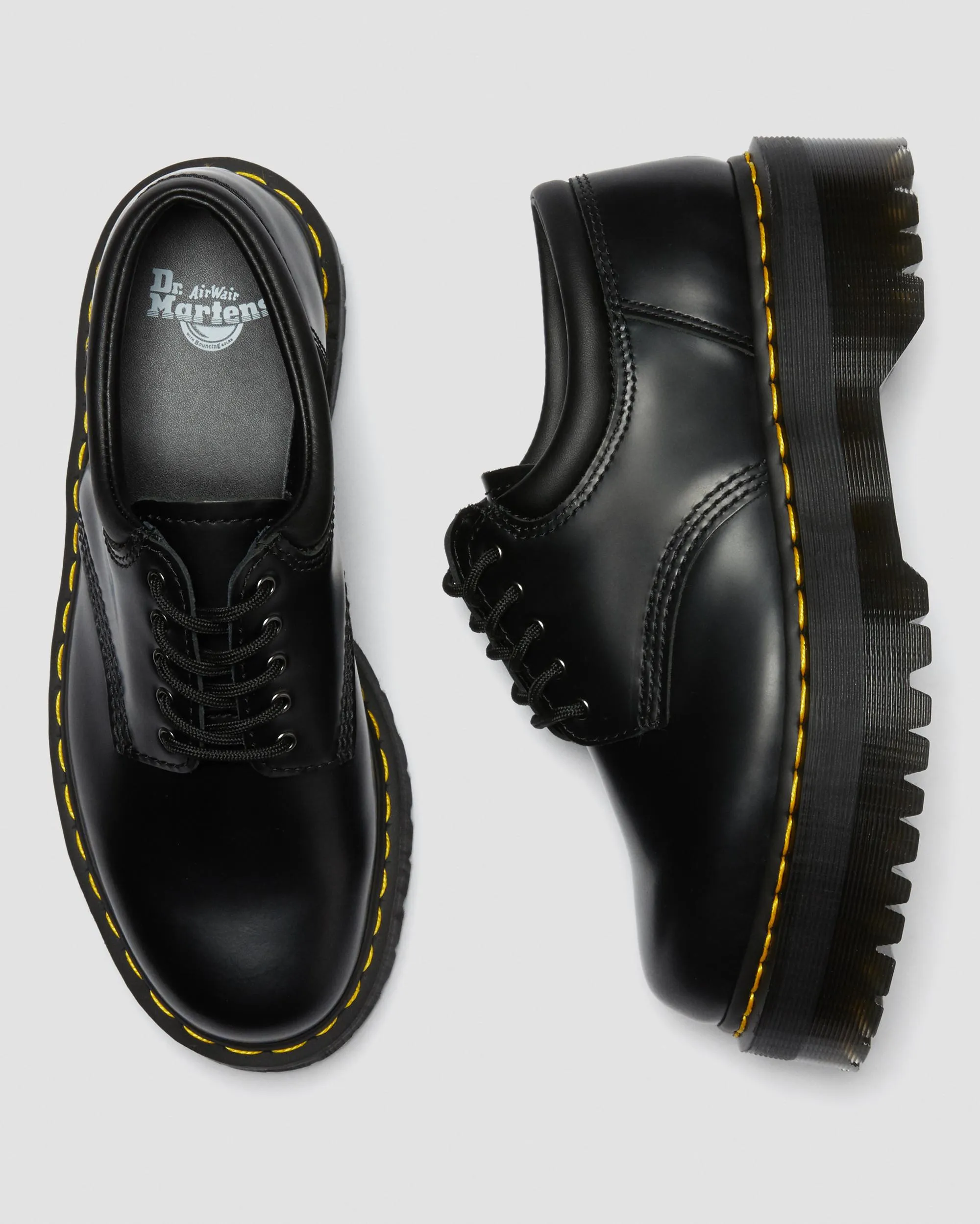 Zapatos con plataforma 8053 Quad de piel Smooth