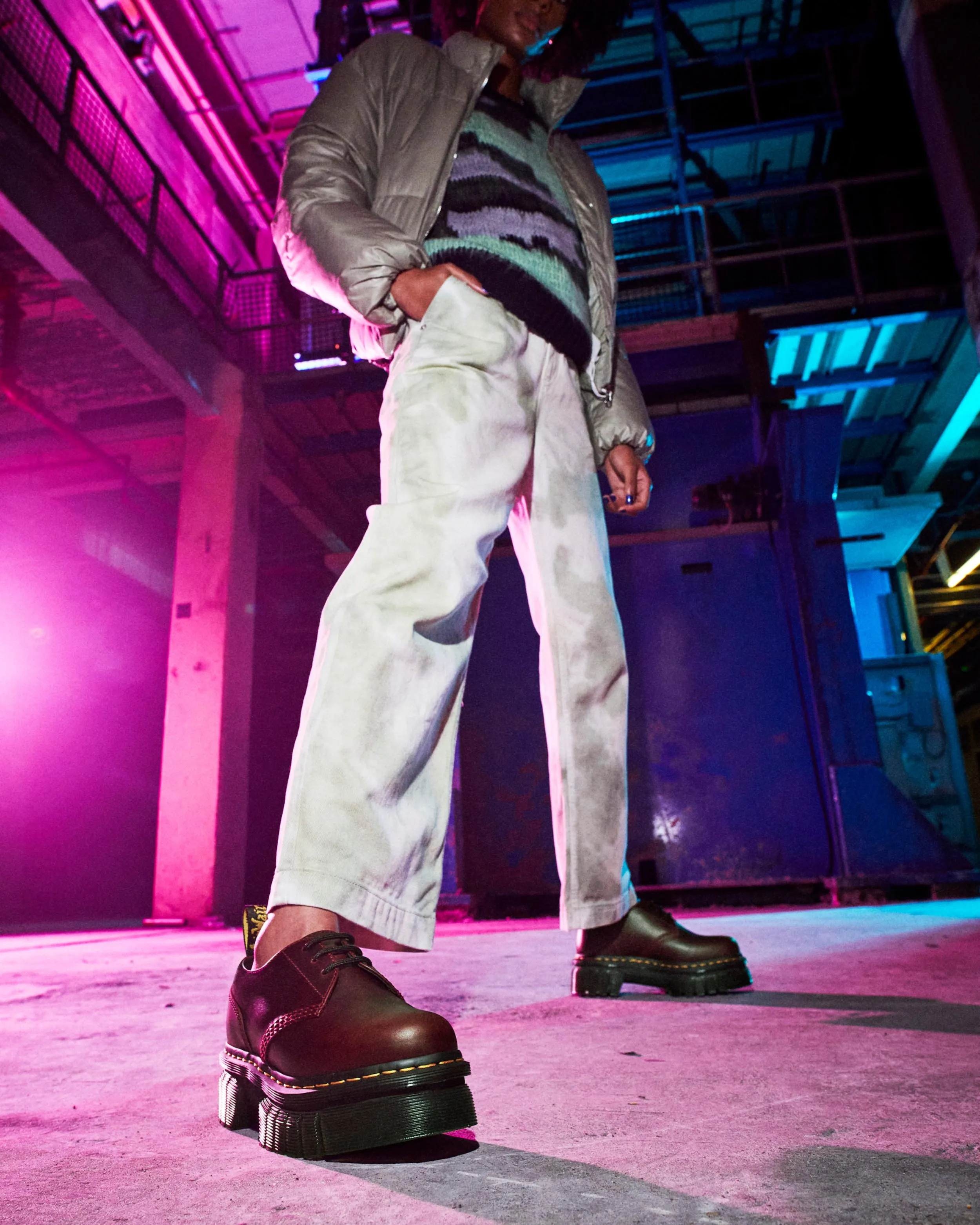 Zapatos con plataforma Audrick en piel Brando