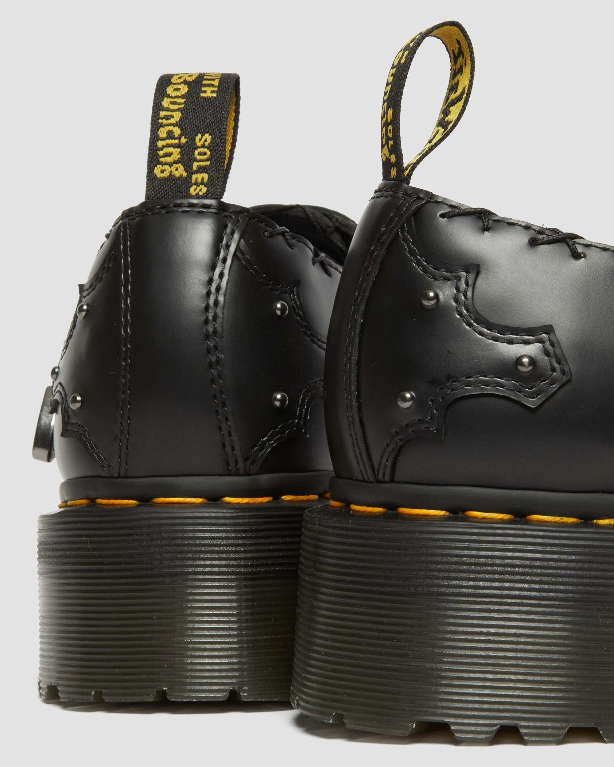 Zapatos con plataforma Creepers Ramsey de piel Smooth tejida