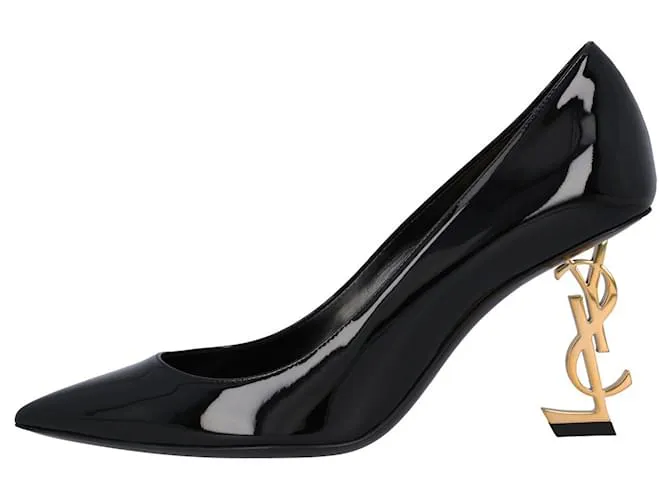 Zapatos de charol Opyum de Saint Laurent en negro 