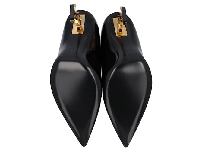Zapatos de charol Opyum de Saint Laurent en negro 