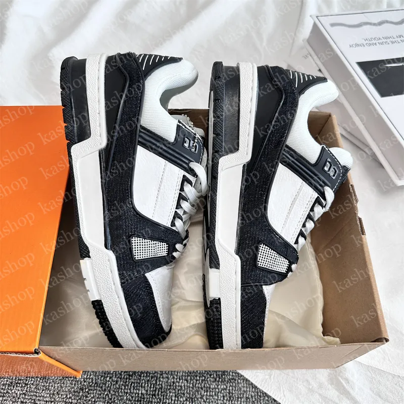 Zapatos de diseñador transpirable calzado clásico hombre zapatos casuales zapatos casuales amantes blancos entrenador de zapatil