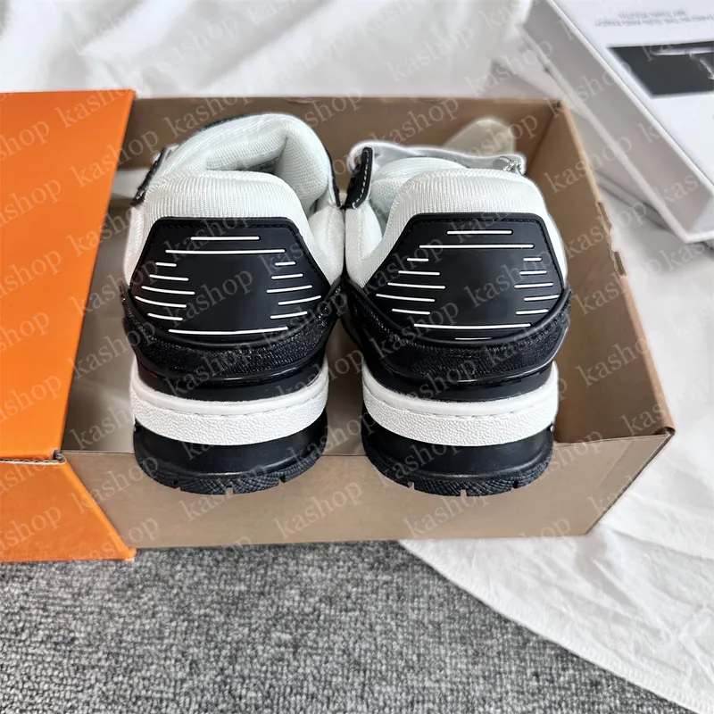 Zapatos de diseñador transpirable calzado clásico hombre zapatos casuales zapatos casuales amantes blancos entrenador de zapatil