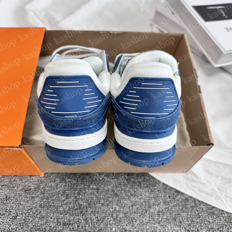 Zapatos de diseñador transpirable calzado clásico hombre zapatos casuales zapatos casuales amantes blancos entrenador de zapatil