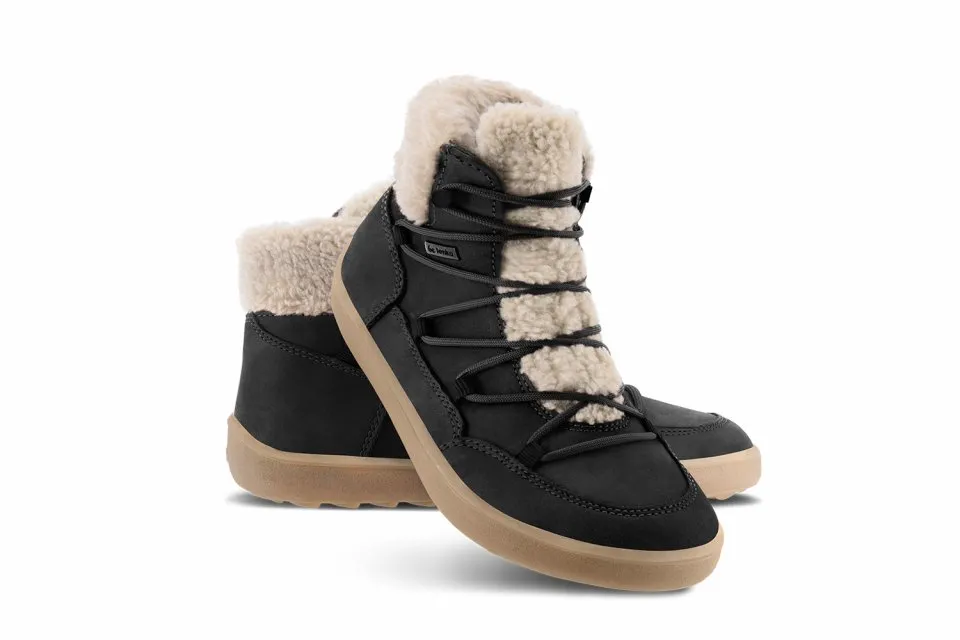 ZAPATOS DE INVIERNO BAREFOOT BE LENKA BLISS  BLACK