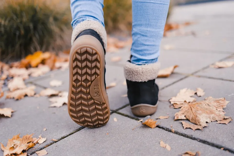 ZAPATOS DE INVIERNO BAREFOOT BE LENKA BLISS  BLACK