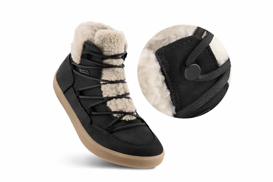 ZAPATOS DE INVIERNO BAREFOOT BE LENKA BLISS  BLACK