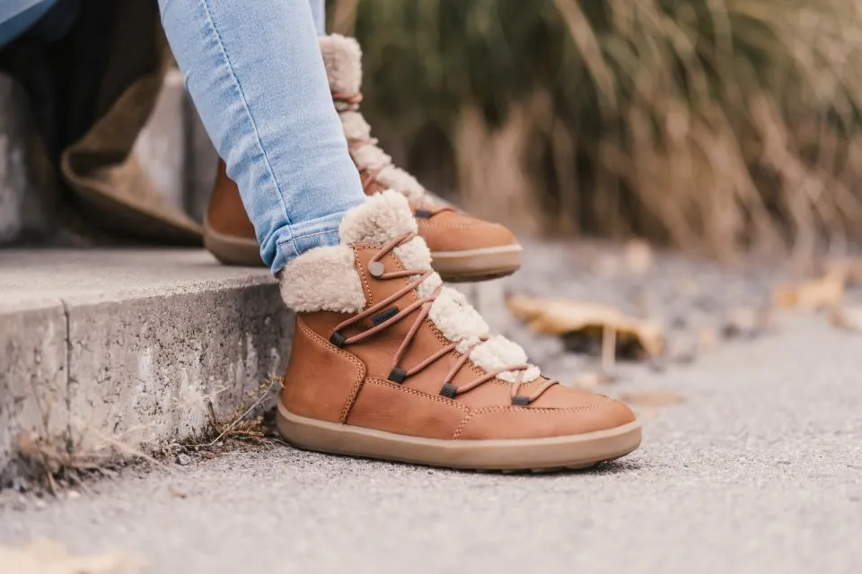 ZAPATOS DE INVIERNO BAREFOOT BE LENKA BLISS  BROWN