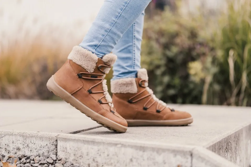 ZAPATOS DE INVIERNO BAREFOOT BE LENKA BLISS  BROWN
