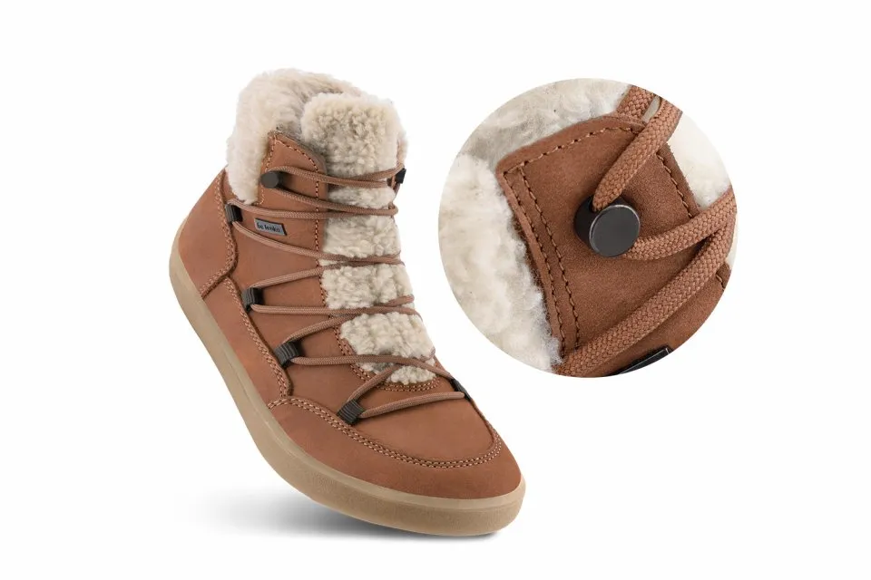 ZAPATOS DE INVIERNO BAREFOOT BE LENKA BLISS  BROWN