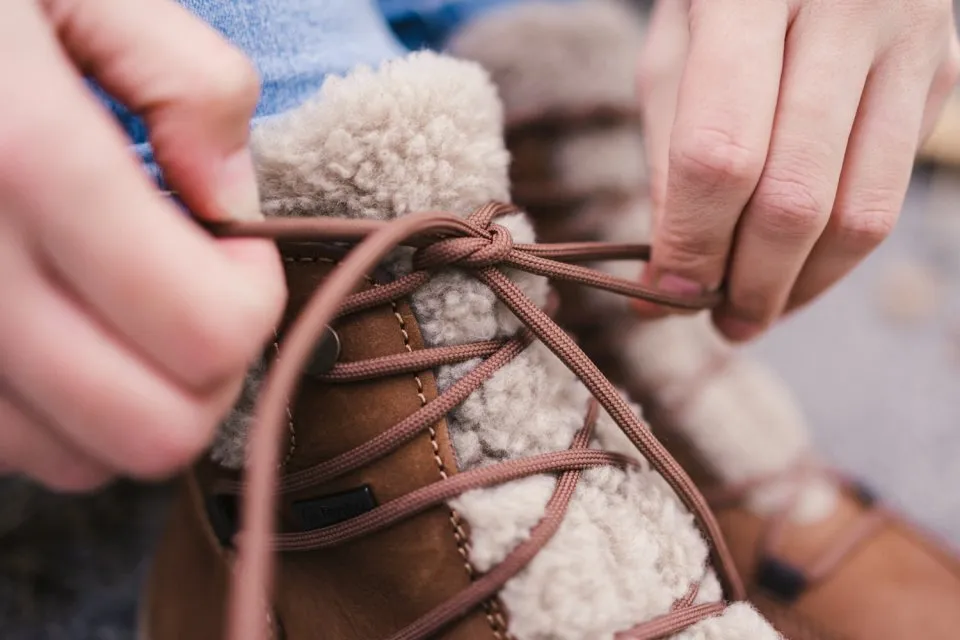 ZAPATOS DE INVIERNO BAREFOOT BE LENKA BLISS  BROWN