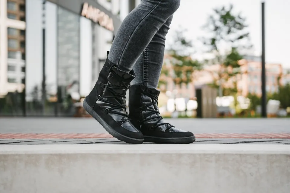 ZAPATOS DE INVIERNO BAREFOOT BE LENKA SNOWFOX WOMAN  BLACK