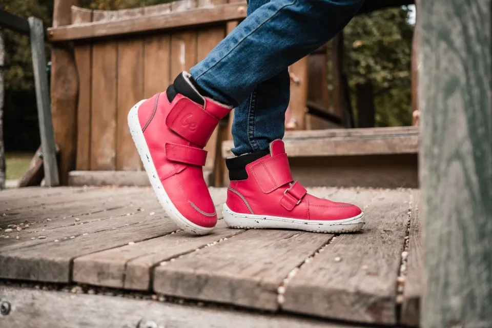 ZAPATOS DE INVIERNO PARA NIñO BAREFOOT  BE LENKA PANDA 2.0  RASPBERRY PINK