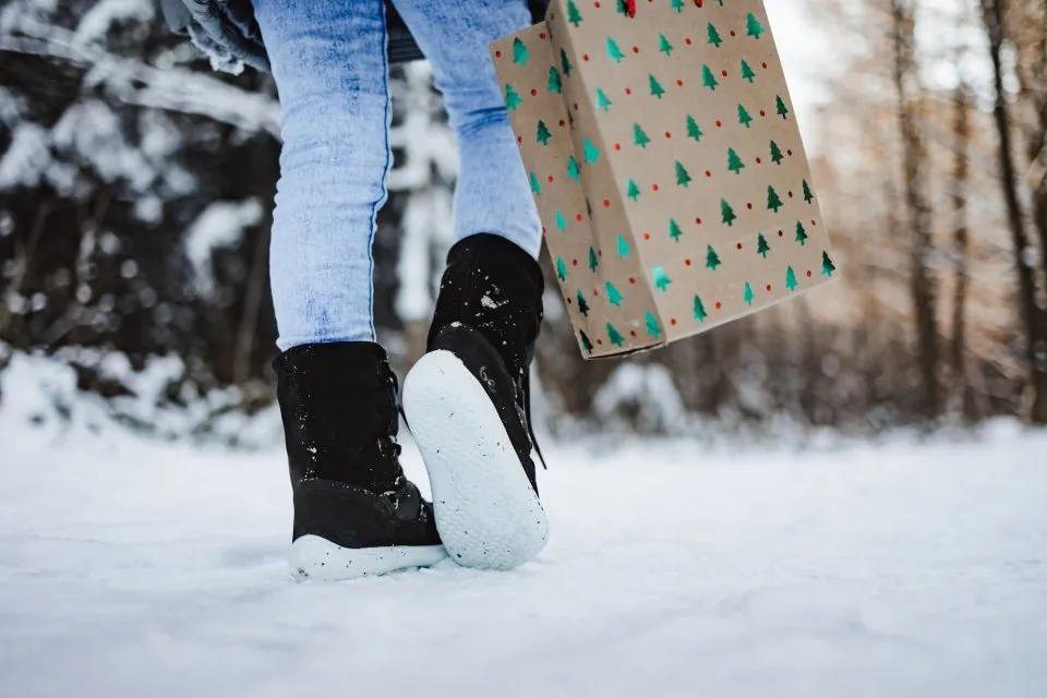 ZAPATOS DE INVIERNO PARA NIñO BAREFOOT  BE LENKA SNOWFOX KIDS 2.0  BLACK