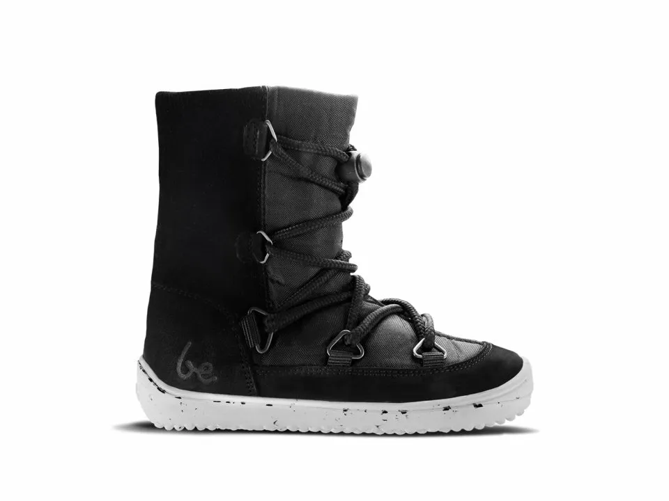 ZAPATOS DE INVIERNO PARA NIñO BAREFOOT  BE LENKA SNOWFOX KIDS 2.0  BLACK