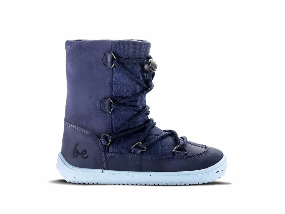 ZAPATOS DE INVIERNO PARA NIñO BAREFOOT  BE LENKA SNOWFOX KIDS 2.0  DARK & LIGHT BLUE