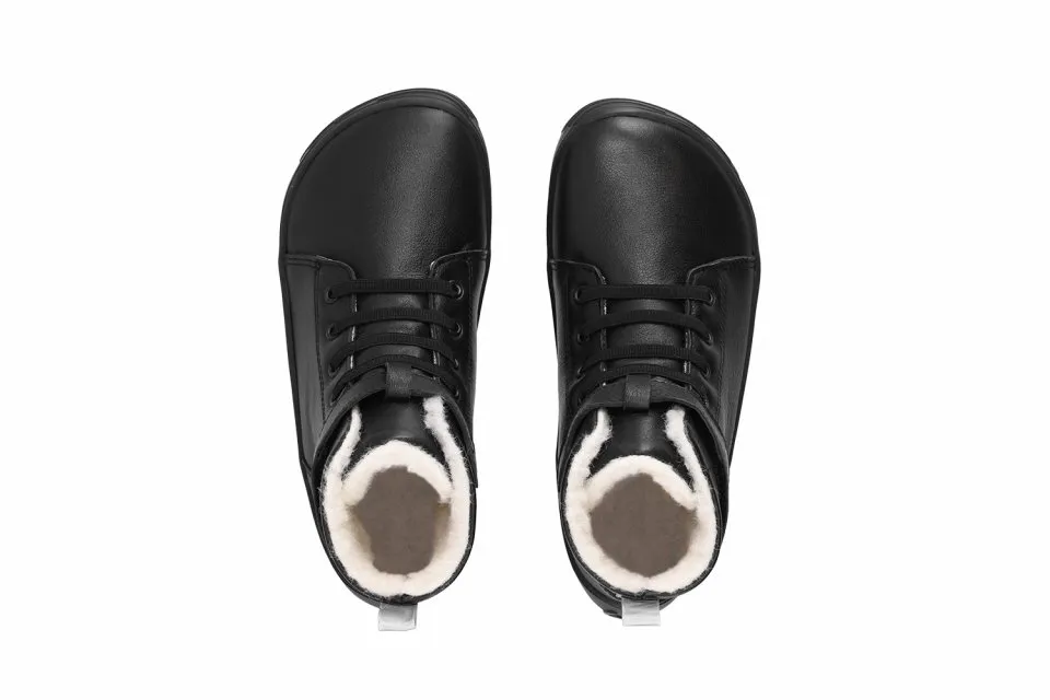 ZAPATOS DE INVIERNO PARA NIñO BAREFOOT BE LENKA WINTER KIDS  ALL BLACK