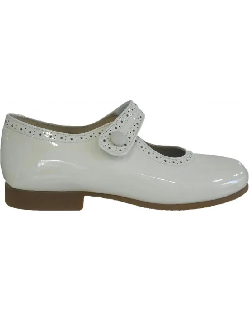 ZAPATOS DE NIñA  BAILARINAS 12309 BLANCO