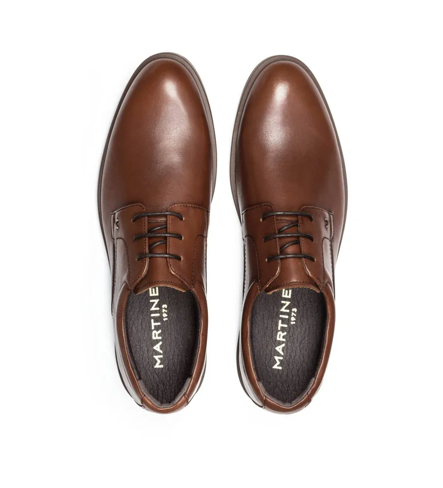 Zapatos de piel Douglas marrón