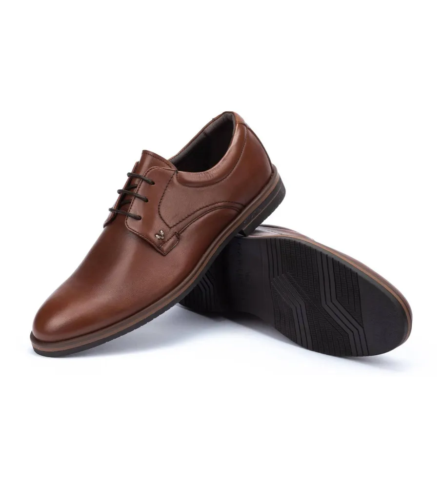 Zapatos de piel Douglas marrón