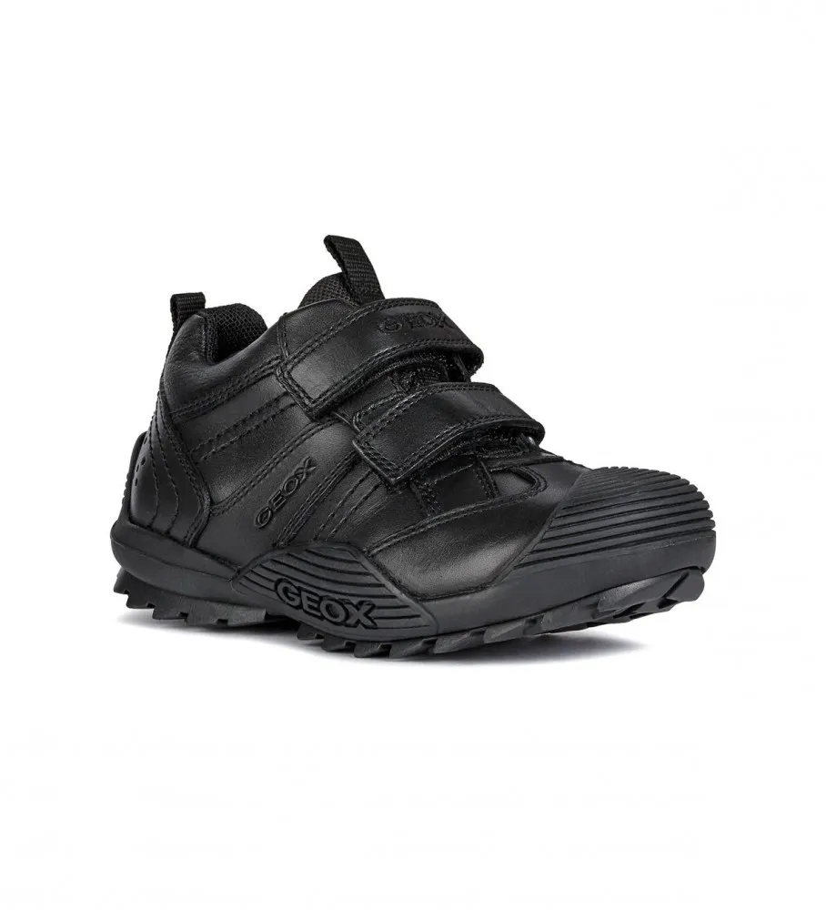 Zapatos de piel Jr Savage negro