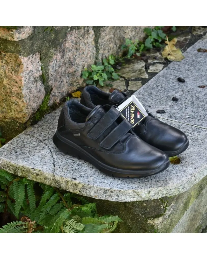 Zapatos de piel velcro GORETEX 8120800 IGI&CO