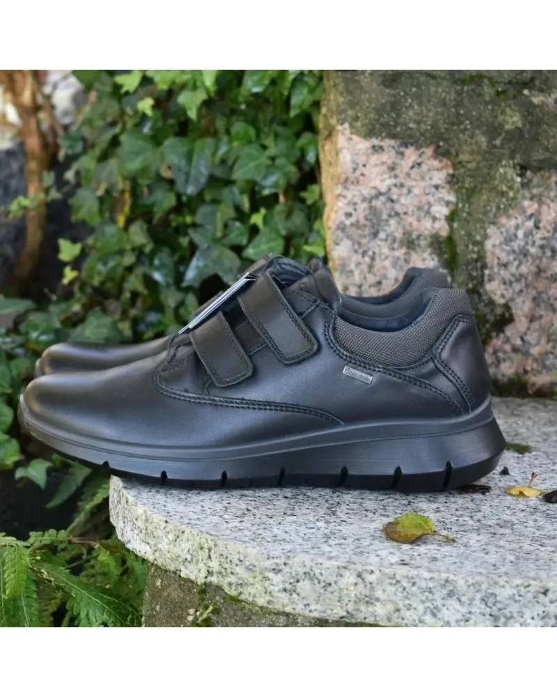 Zapatos de piel velcro GORETEX 8120800 IGI&CO