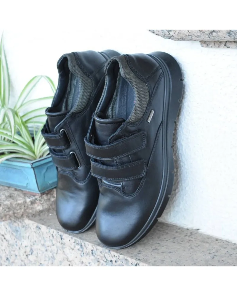 Zapatos de piel velcro GORETEX 8120800 IGI&CO