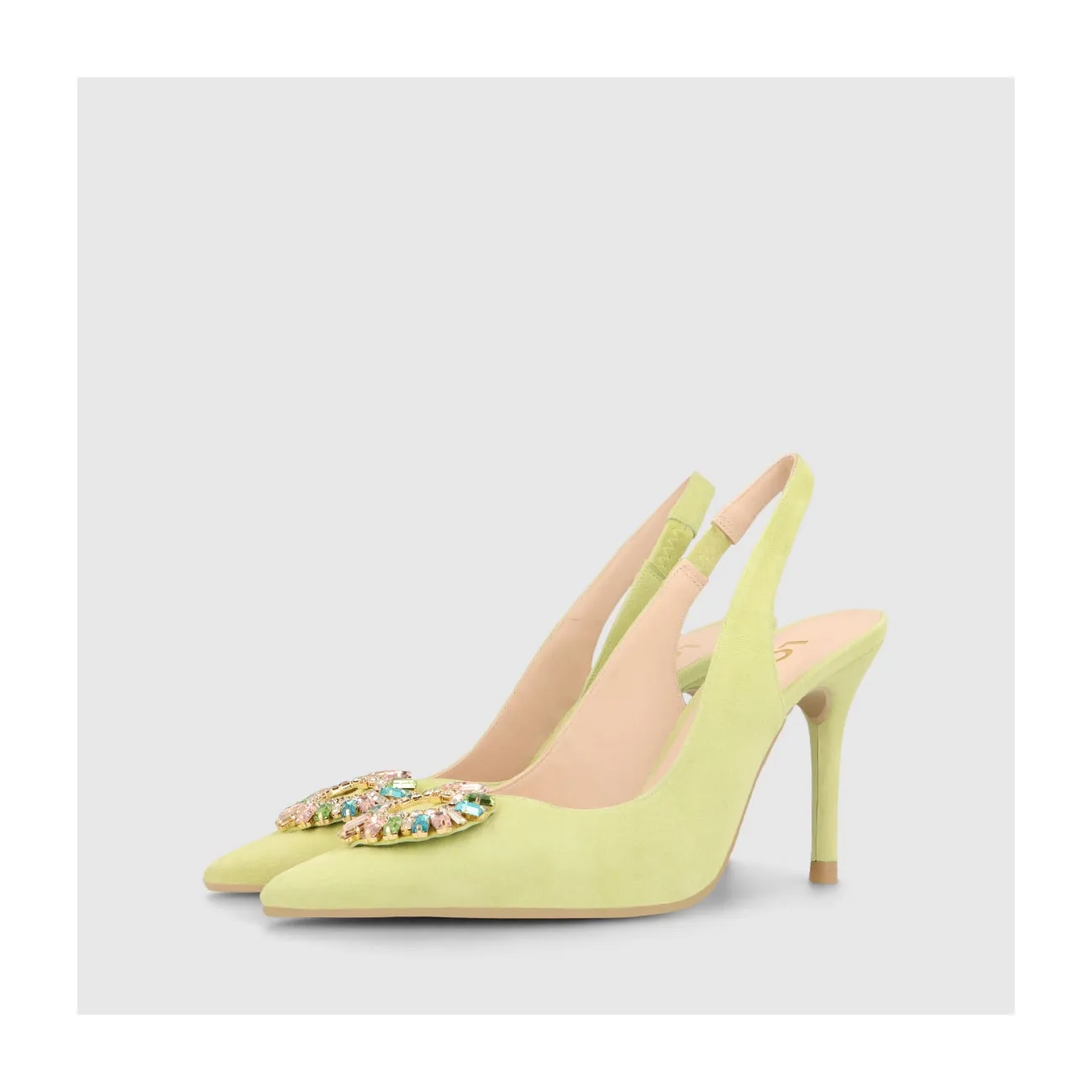 ZAPATOS DE SALÓN AMARILLOS SOFICOR
