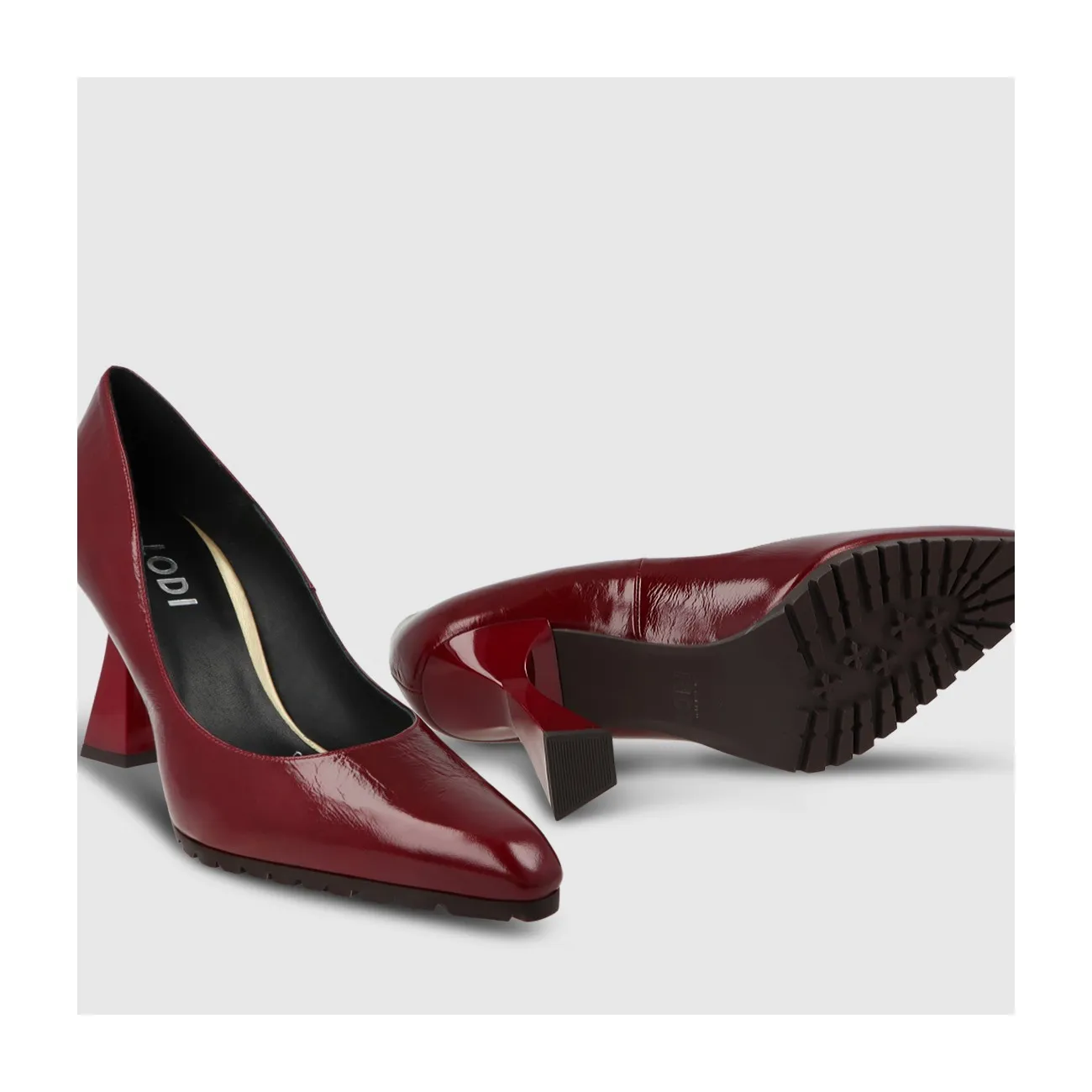 ZAPATOS DE SALÓN BURDEOS STITE
