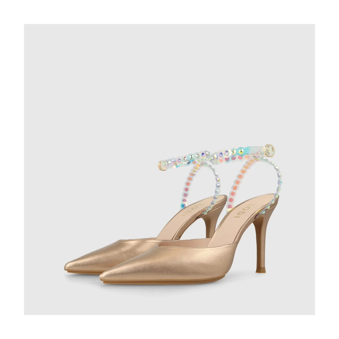 ZAPATOS DE SALÓN DORADOS SOLUX