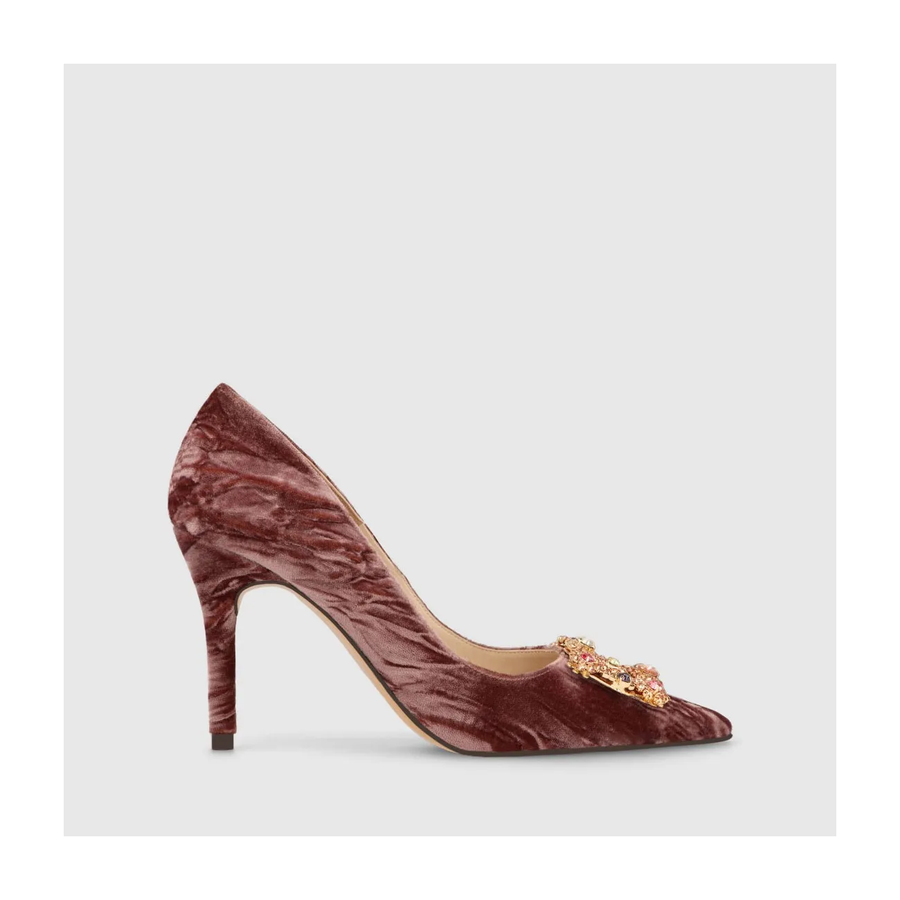 ZAPATOS DE SALÓN ROSAS SOBRITE