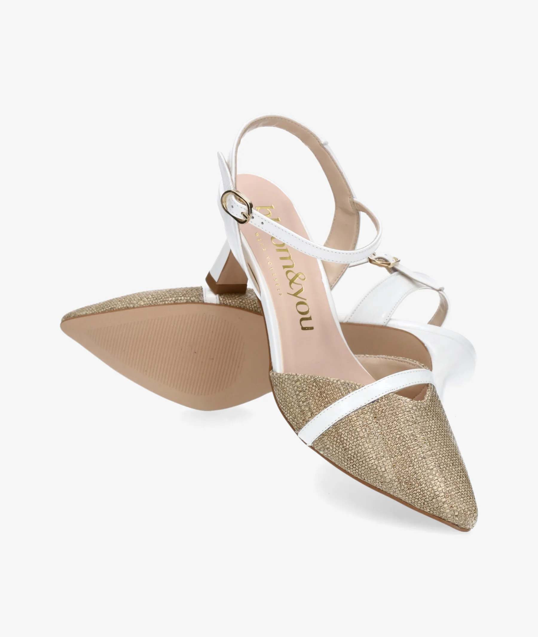 Zapatos de vestir bloom&you AMARILIS en charol hueso