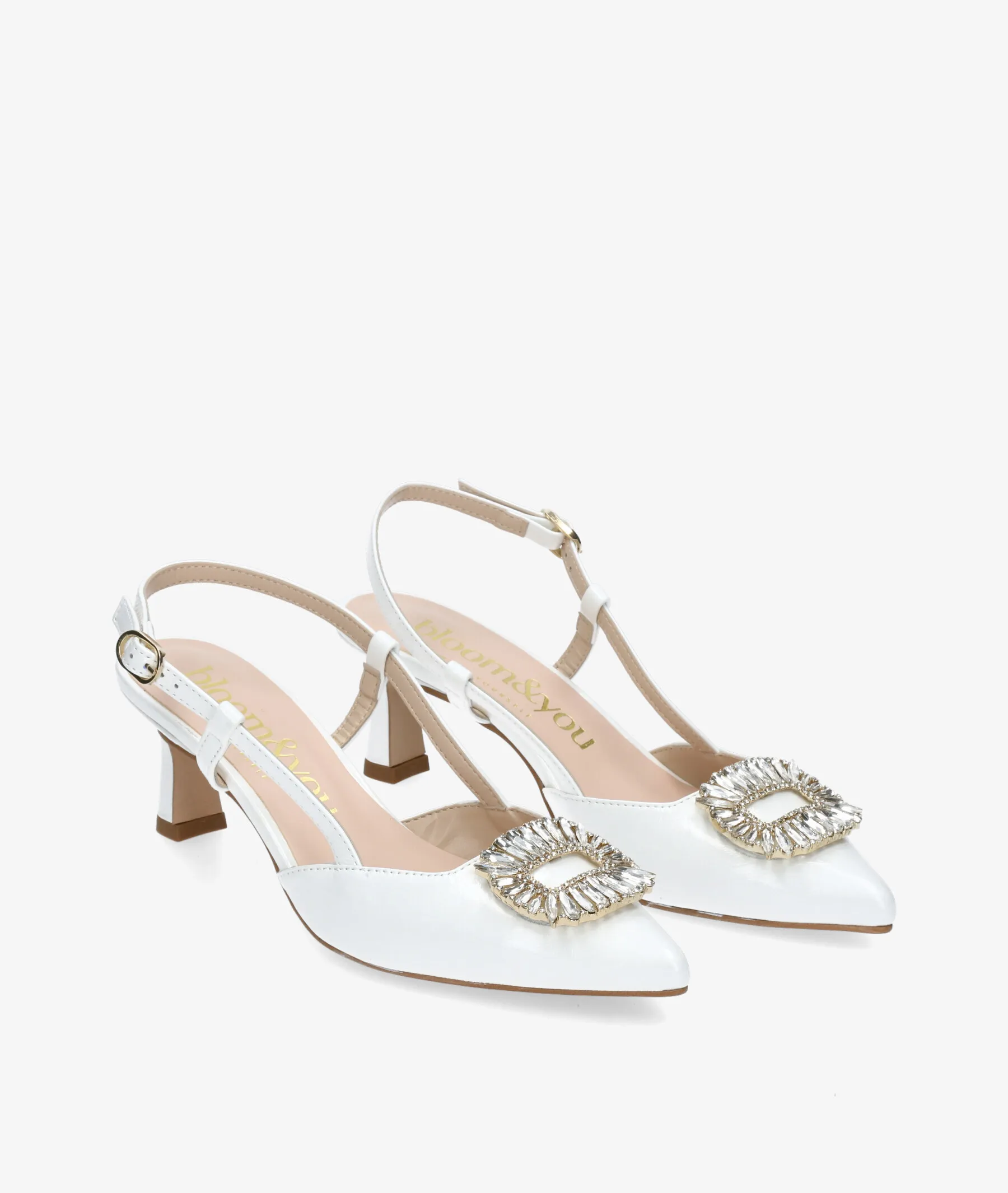Zapatos de vestir bloom&you JEWEL en charol hueso