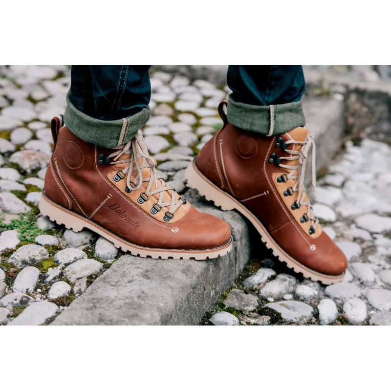 Zapatos Dolomite Cinquantaquattro La Classica Lh (Rojo Ocre) mixto