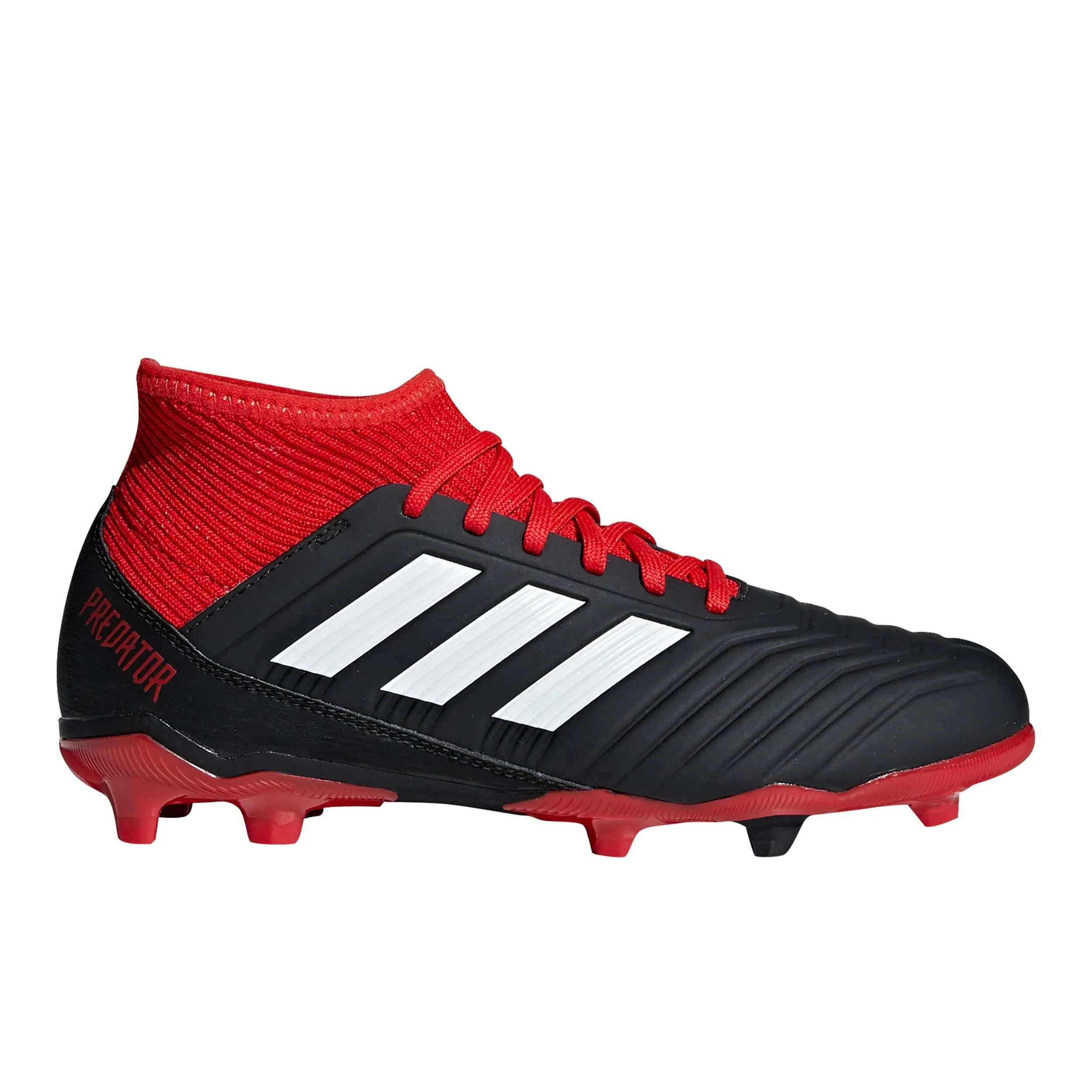 Zapatos Fútbol Niño Adidas Predator 18.3 FG Negra/Roja