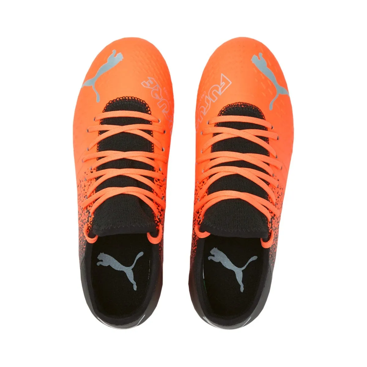 Zapatos Fútbol Niño Puma Future Z 4.3 Naranjo/Negro