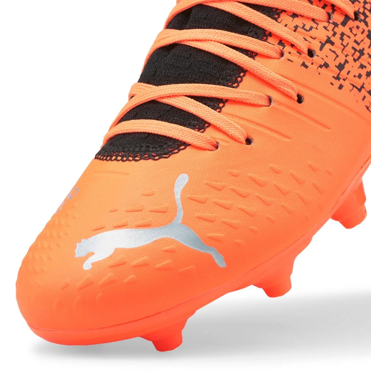 Zapatos Fútbol Niño Puma Future Z 4.3 Naranjo/Negro