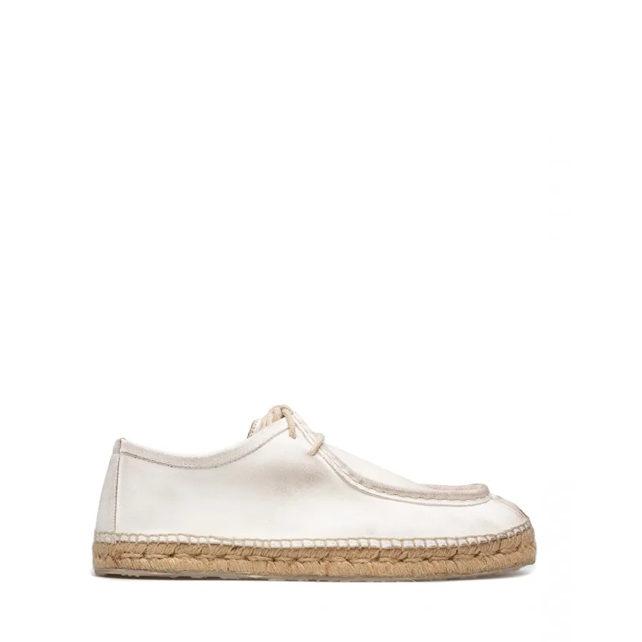 Zapatos Hombres PREVENTI PRV4001 Suede Bianco Gamuza Blanco