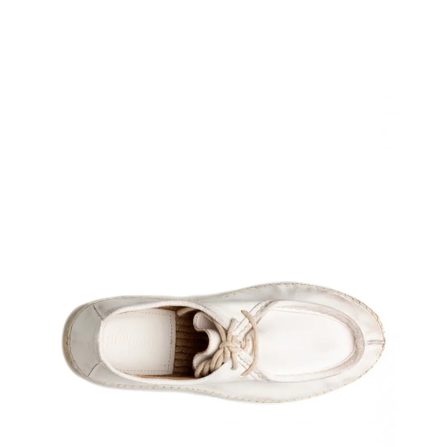 Zapatos Hombres PREVENTI PRV4001 Suede Bianco Gamuza Blanco