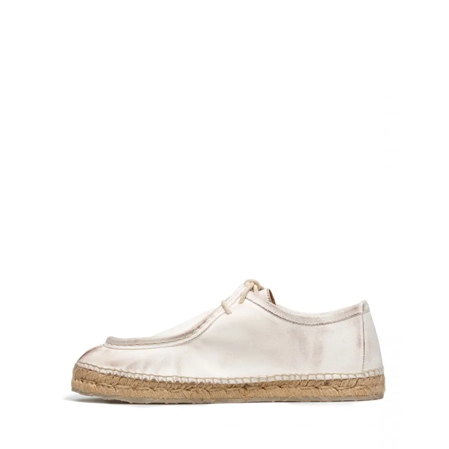 Zapatos Hombres PREVENTI PRV4001 Suede Bianco Gamuza Blanco