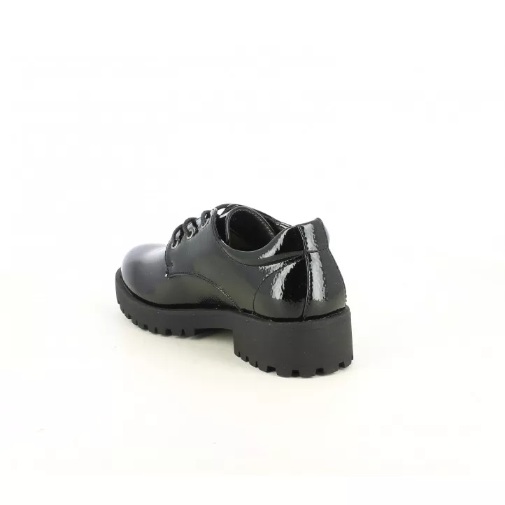 ZAPATOS KTINNI NEGROS DE CHAROL CON CORDONES