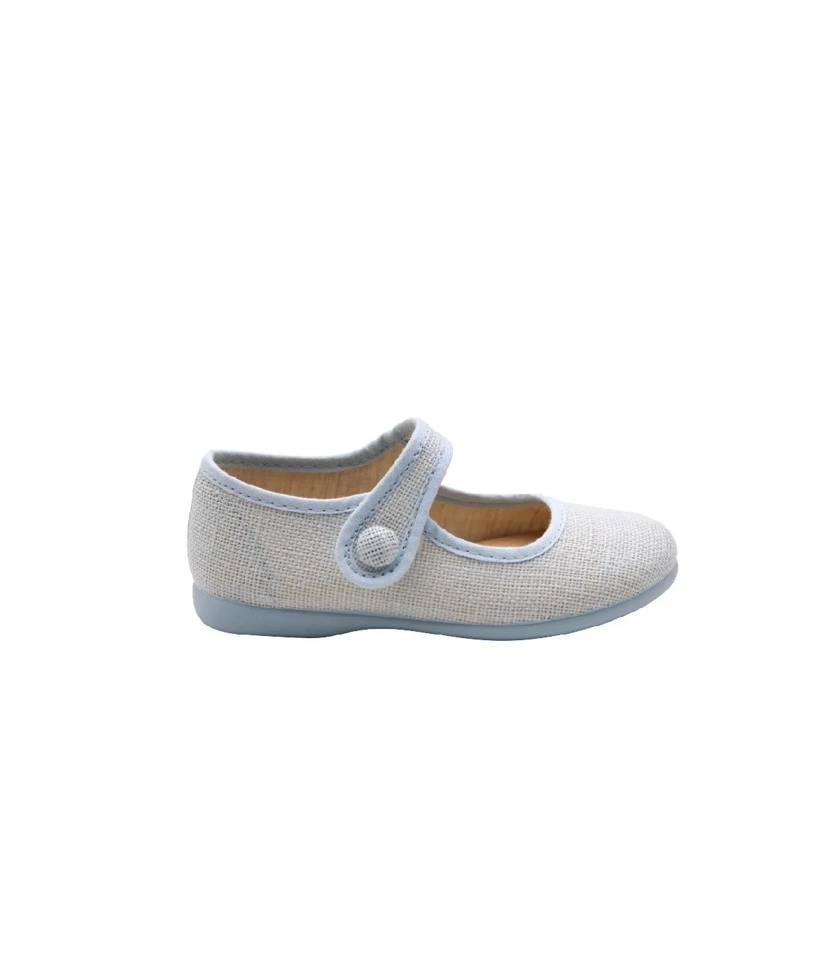 ZAPATOS MERCEDITAS LONAS NIÑA TOKOLATE 114409